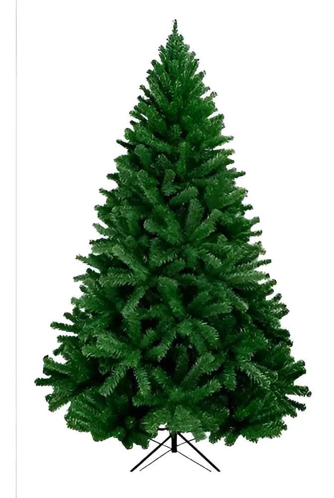 Árbol de Navidad verde clásico de 210cm